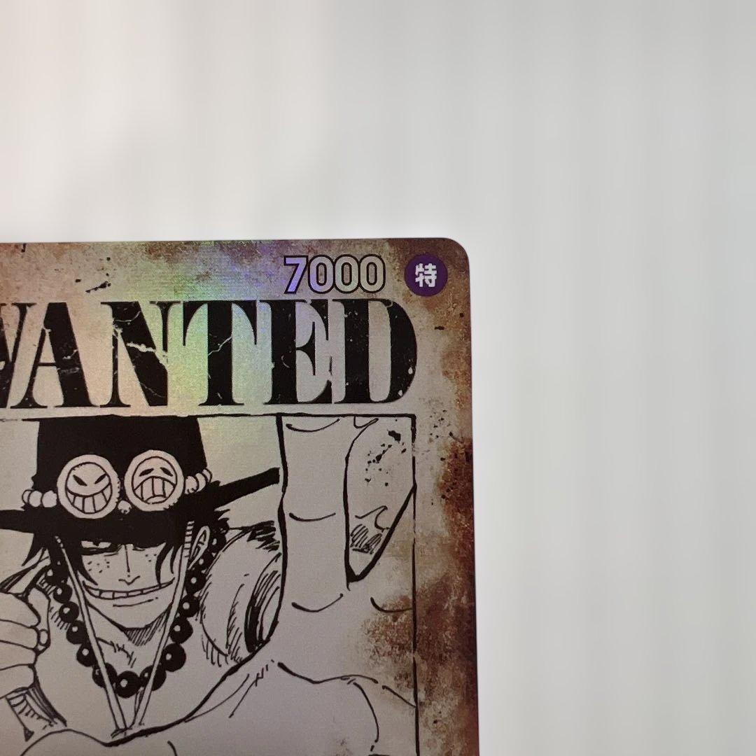 ワンピース カードゲーム ポートガス・D・エース WANTED美品！