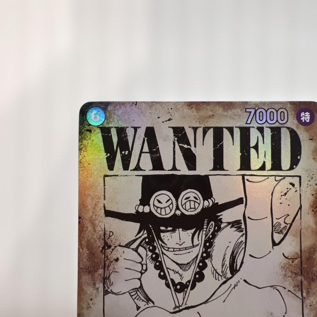 ワンピース カードゲーム ポートガス・D・エース WANTED美品！