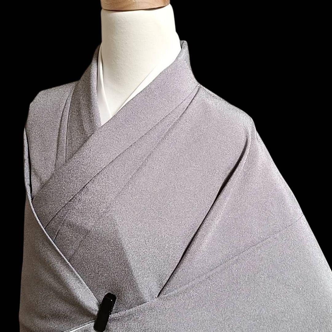 さ*草様 C122 ちどり屋 高島屋 着物 袷 小紋 洗える着物 鮫 江戸三役