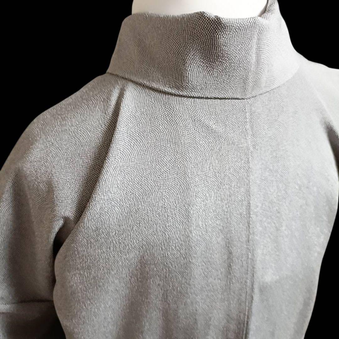 さ*草様 C122 ちどり屋 高島屋 着物 袷 小紋 洗える着物 鮫 江戸三役