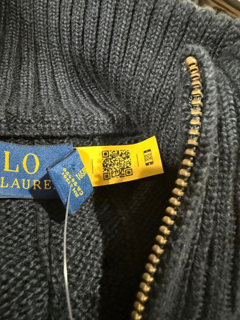 Ralph Lauren フルジップケーブルセーター