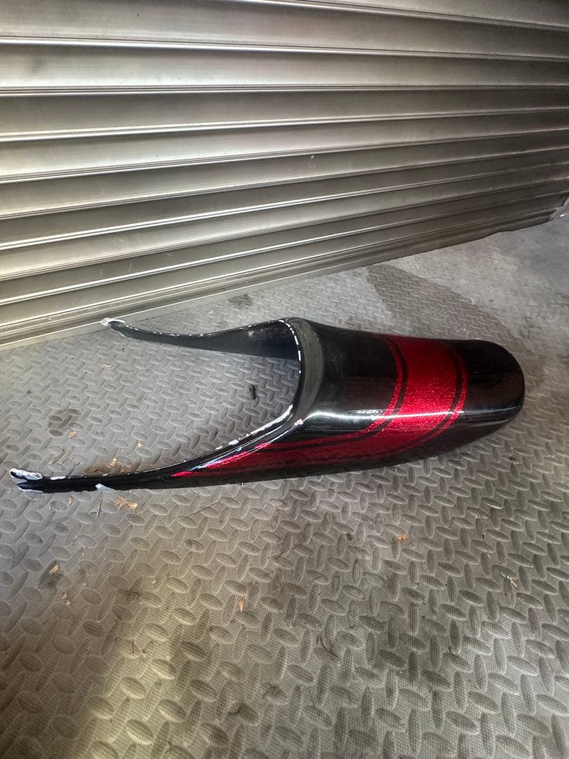 KAWASAKI 赤黒ラメタンク