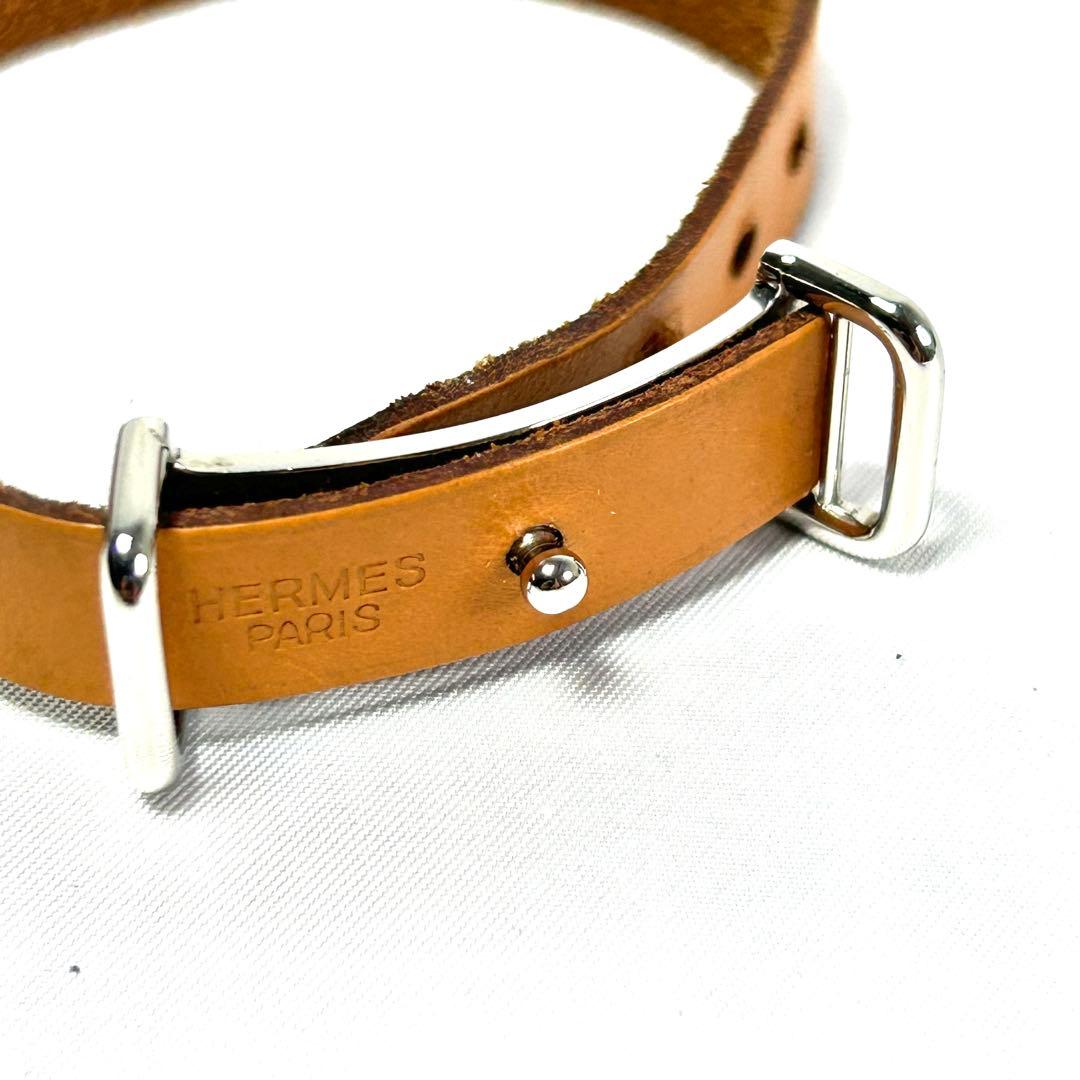 【大人気 良品】HERMES エルメス アピ2 ブレスレット バングル レザー