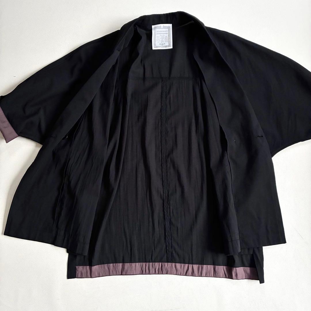 ◆未使用級◆ビアズリー◆2.6万◆シアードルマンジャケット◆黒◆大きいサイズ感◆