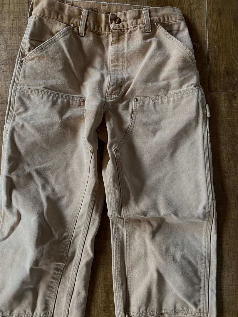 【ピッシーさん専用】 Carhartt ベージュ ダブルニーペインターパンツ