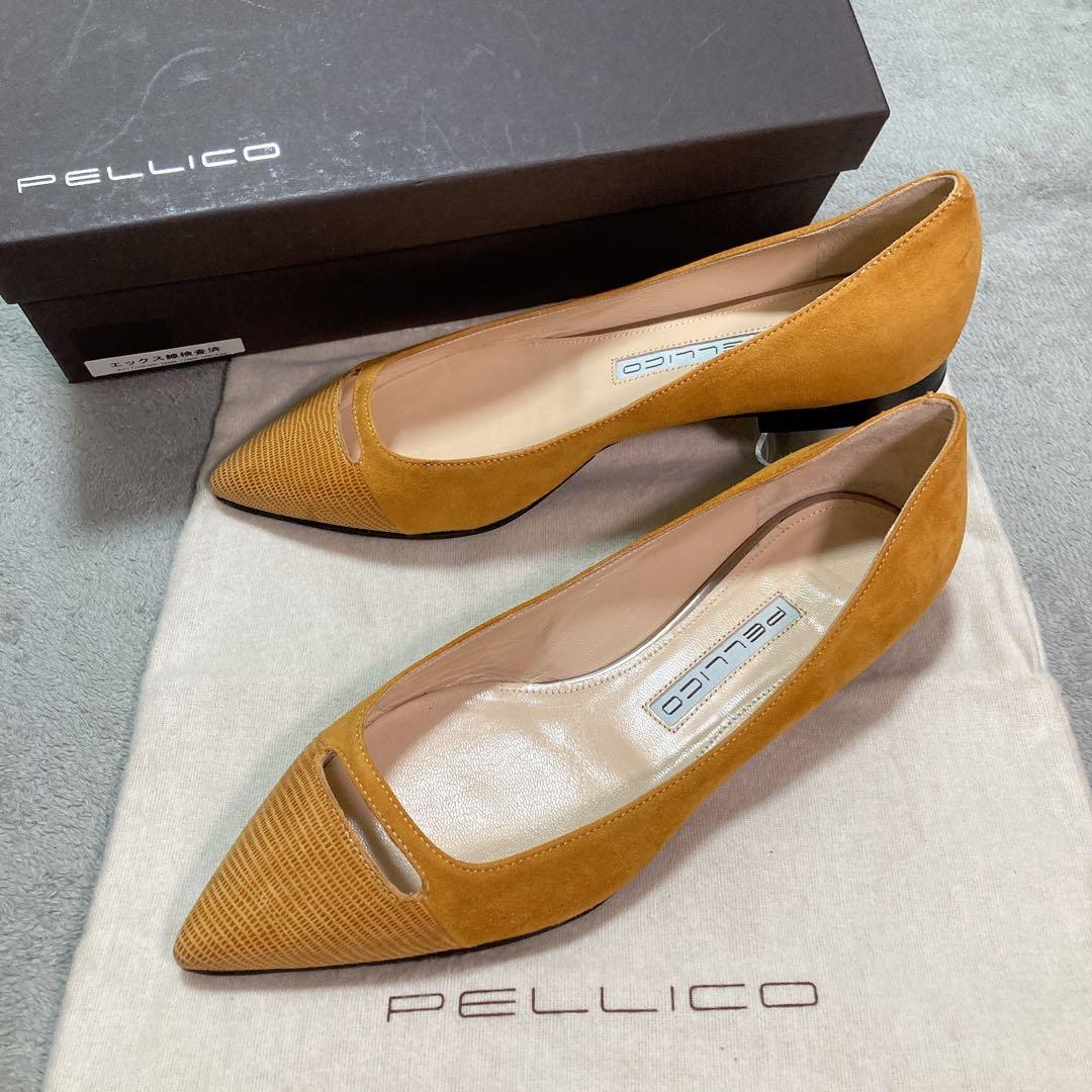 【美品】PELLICO ペリーコ パンプス ANDREA フラットシューズ 36