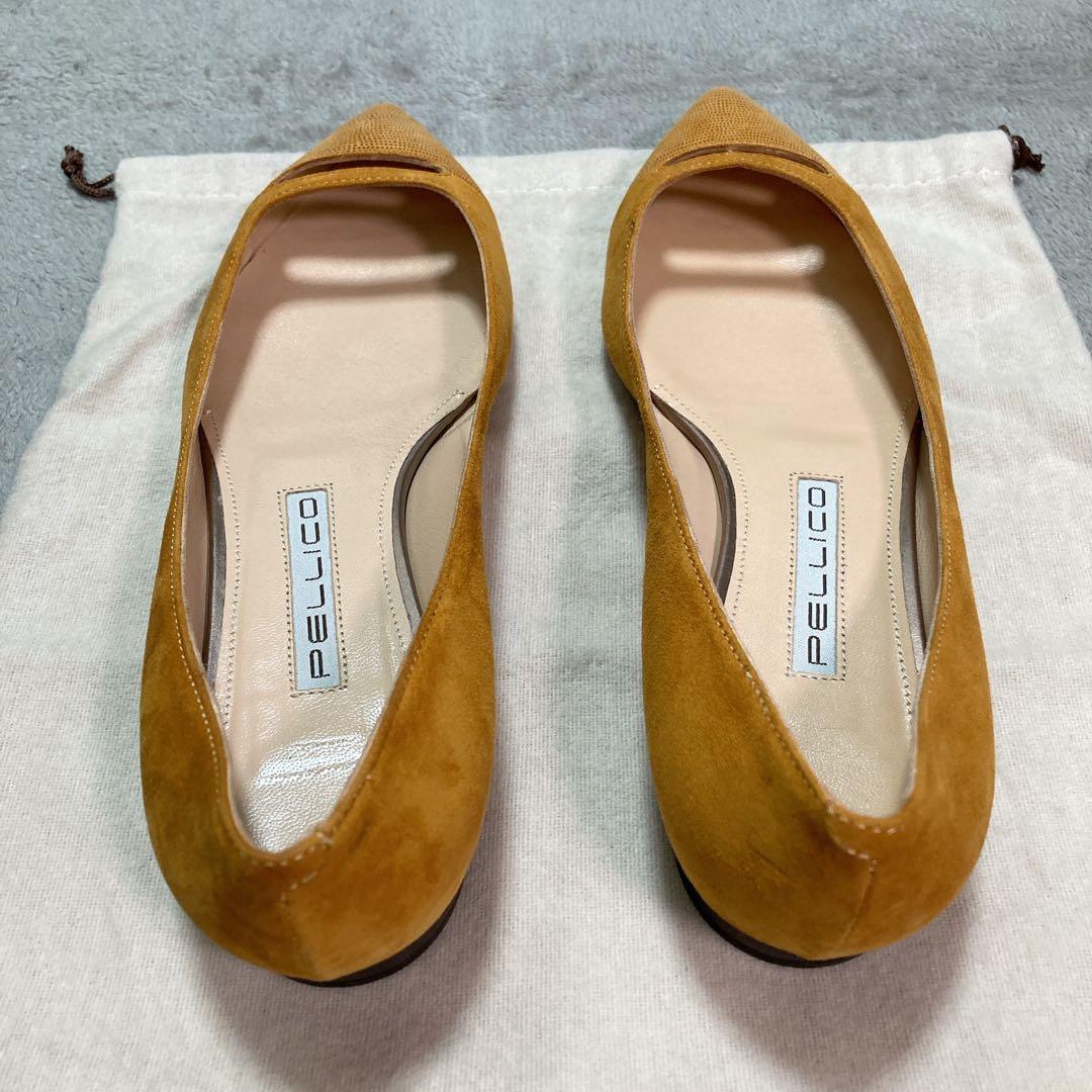 【美品】PELLICO ペリーコ パンプス ANDREA フラットシューズ 36