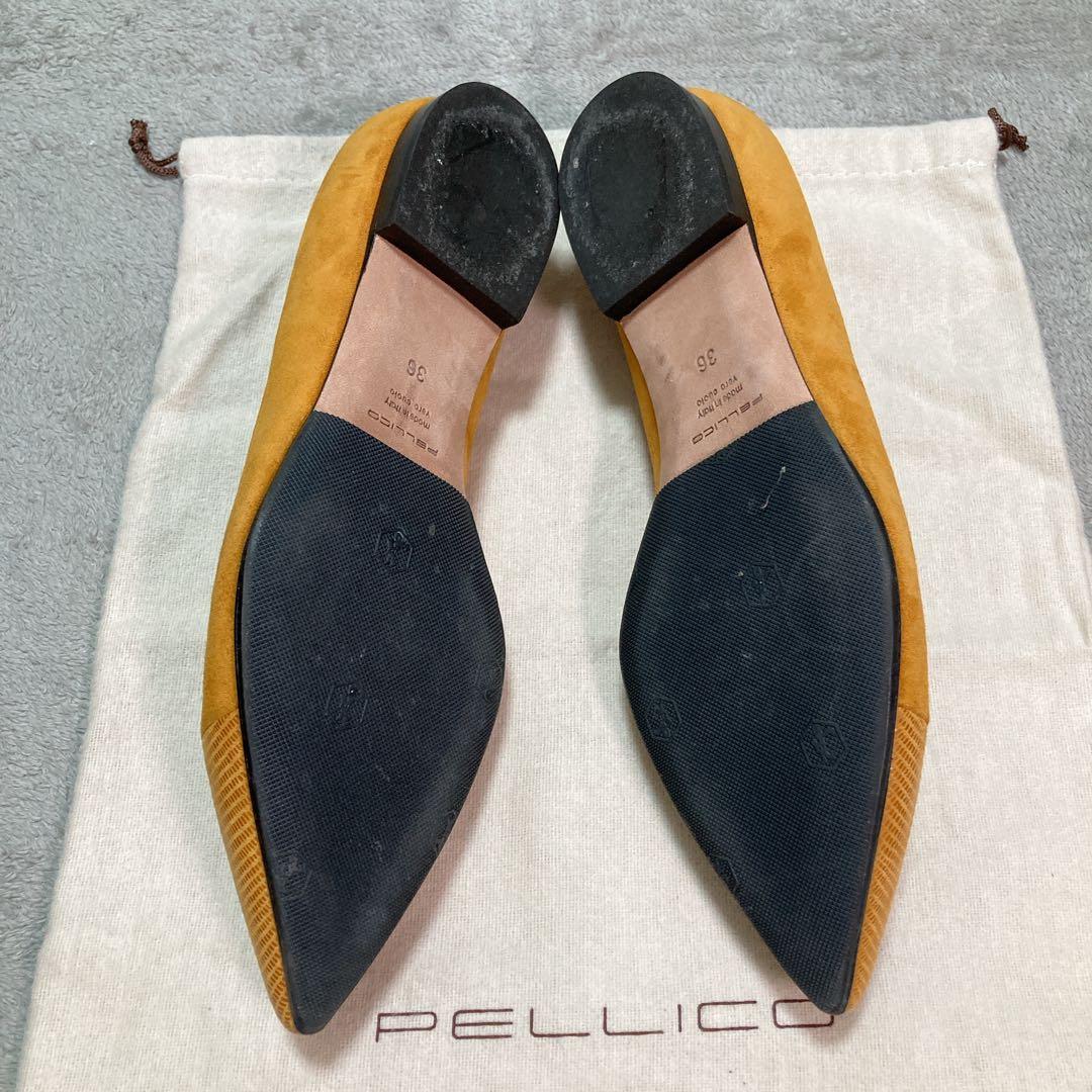 【美品】PELLICO ペリーコ パンプス ANDREA フラットシューズ 36