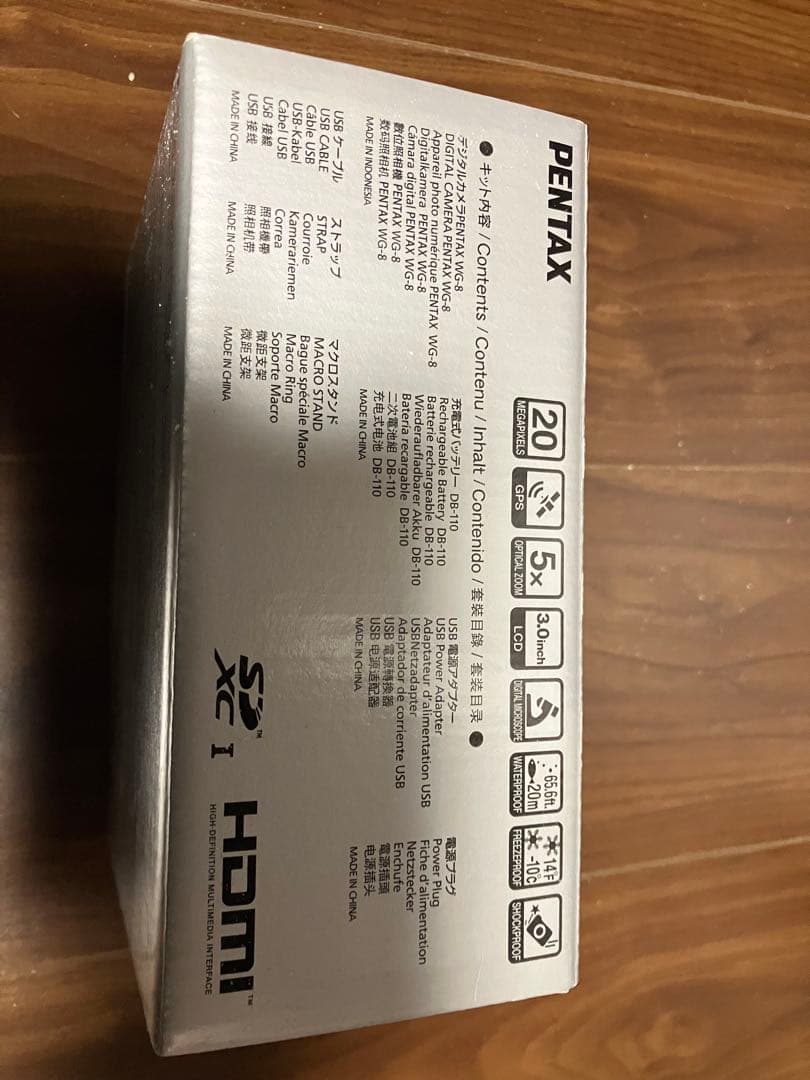 PENTAX WG-8 ブラック