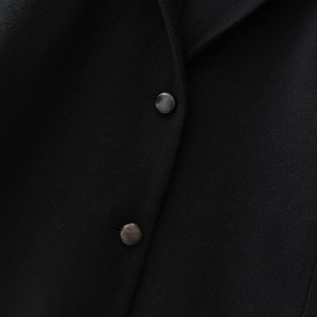 JIL SANDER ジルサンダー ウールカシミヤジャケット 36 黒 ドイツ製