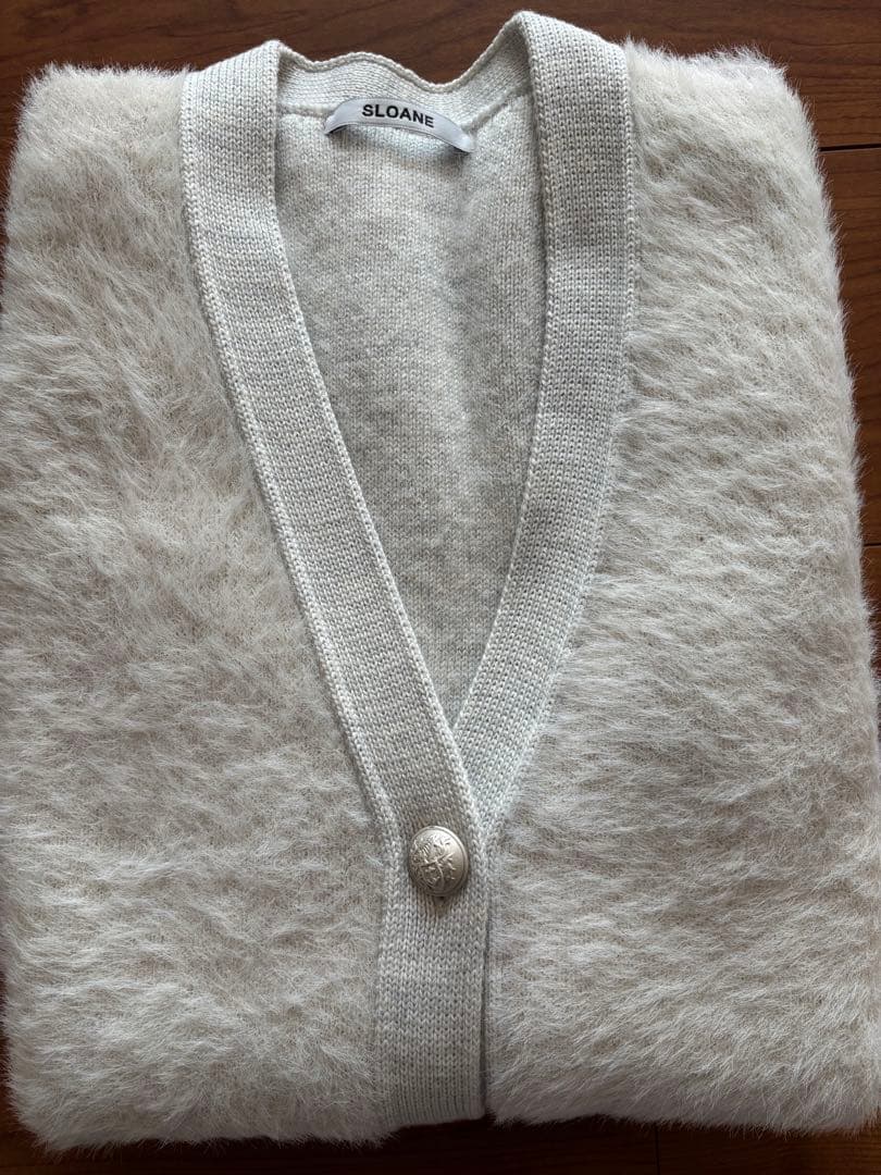 SLOANE スローン 7Gシャギーニットジレ
