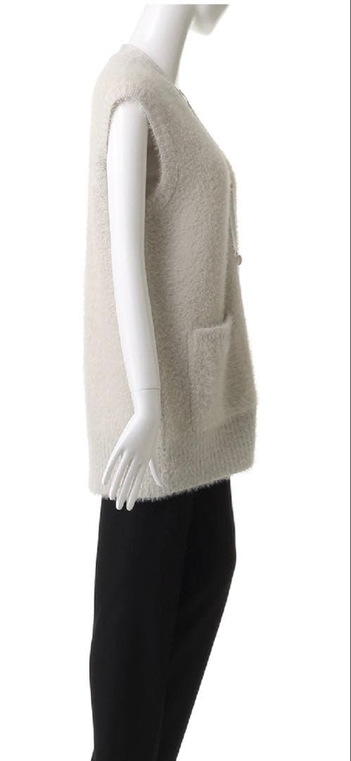 SLOANE スローン 7Gシャギーニットジレ