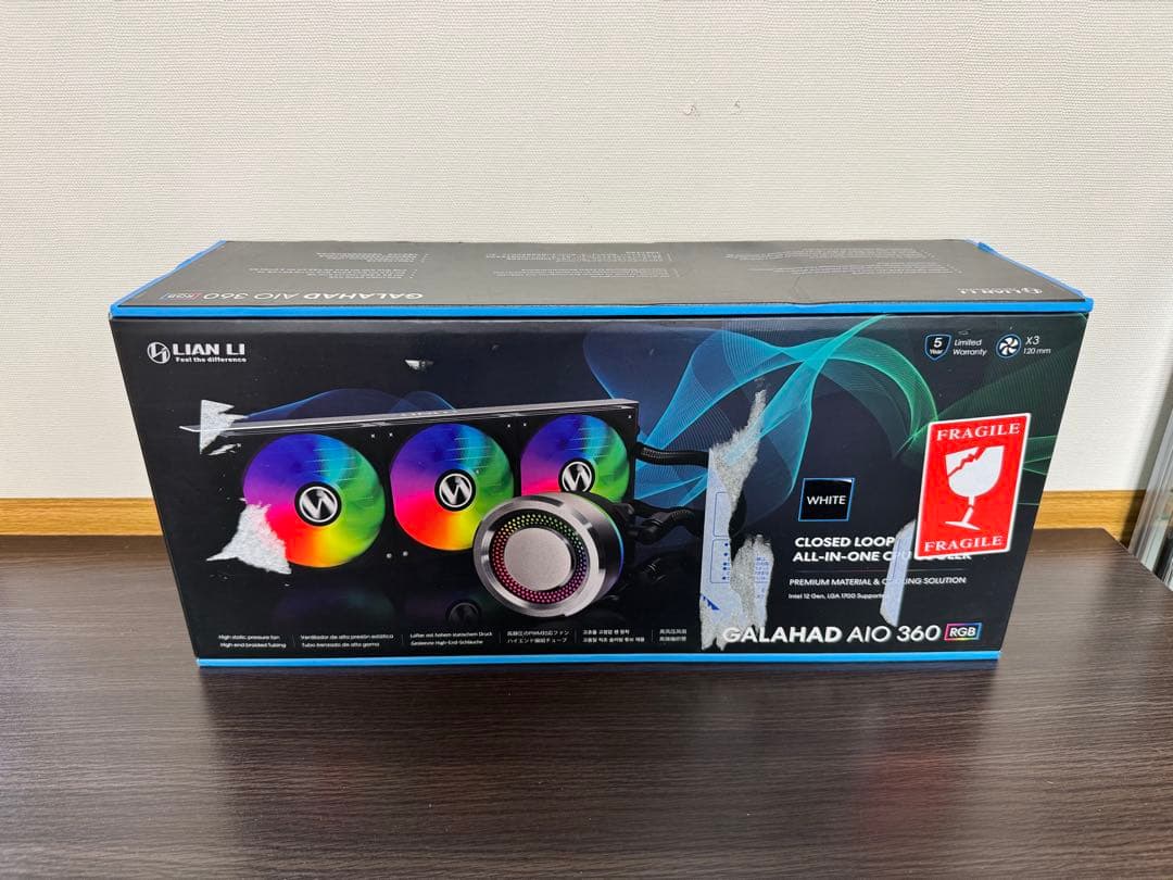 Lian Li GALAHAD AIO 360 ホワイト