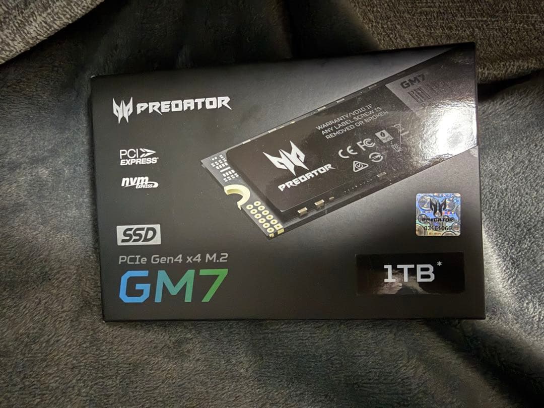 【内臓型SSD】Acer Predator M.2 SSD 1TB