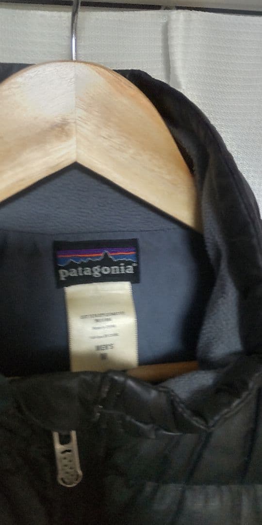 希少patagonia ダウンベスト M 黒
