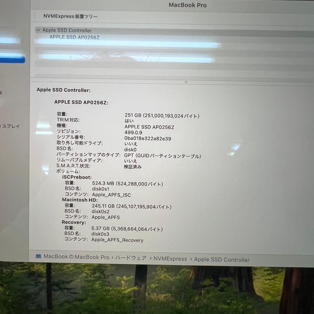 【値下げ】Apple MacBook Pro 13インチM2 2022