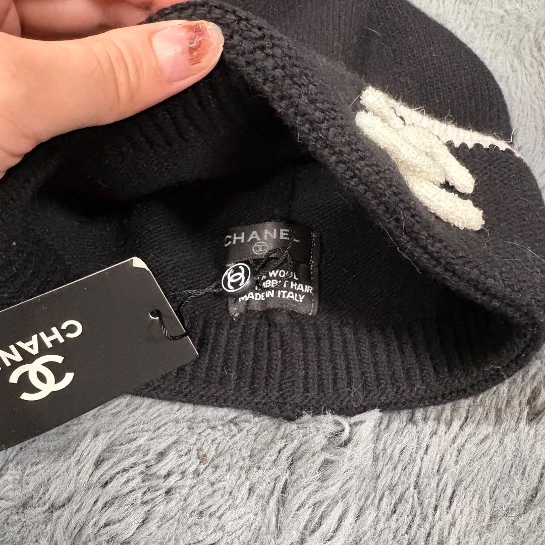 ノベルティー ブラック ニット帽