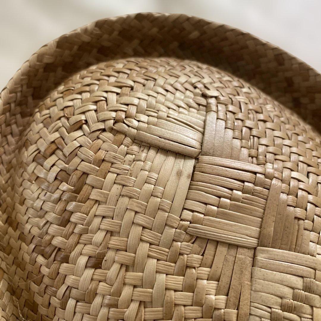 Jasmine12　ハワイ製　パパレ　ラウハラ　ラウハラハット