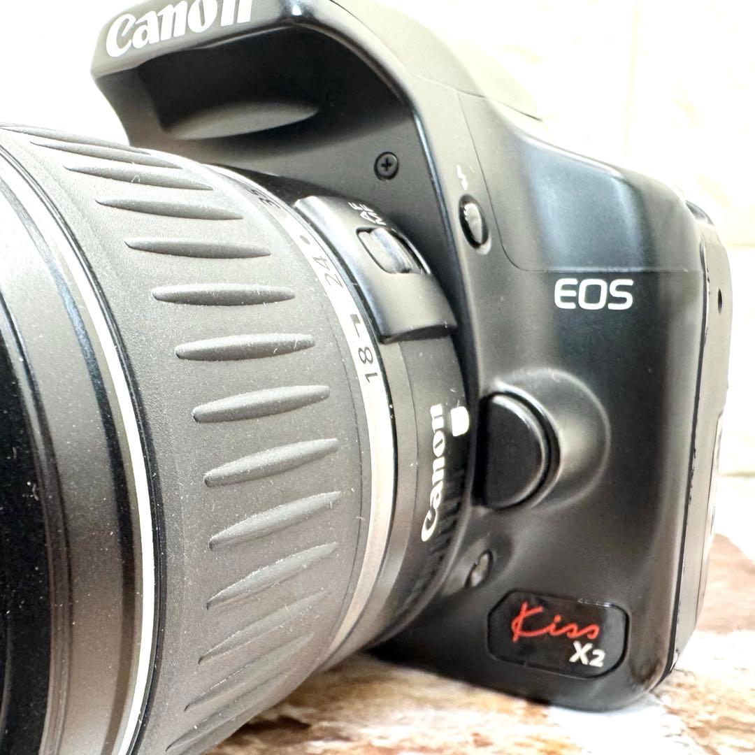 Canon EOS KISS X2 EF-Sレンズセット スマホ転送すぐ使えます