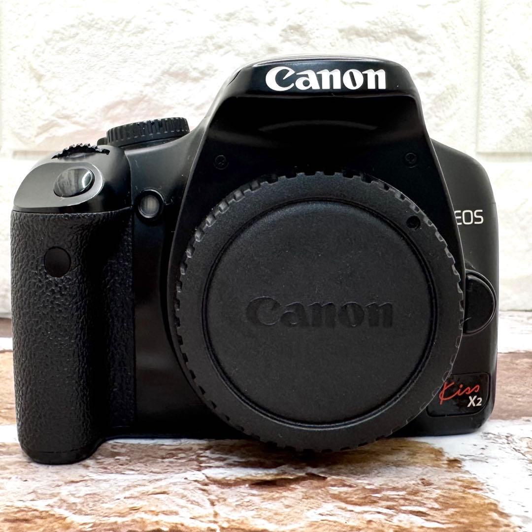 Canon EOS KISS X2 EF-Sレンズセット スマホ転送すぐ使えます