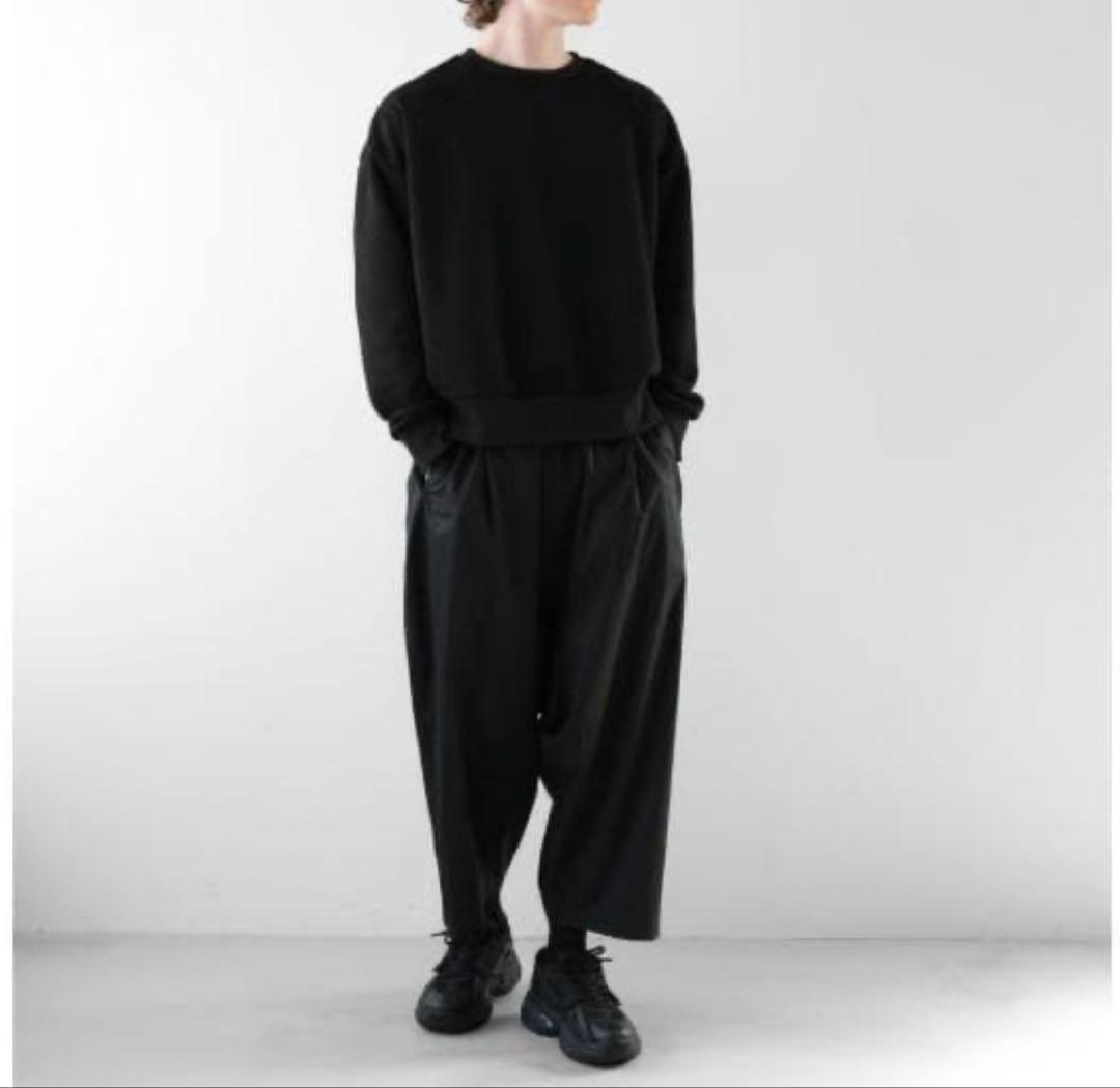 【新品未使用】CTHY ワイドサルエルアンクルパンツ ブラック　サイズ1