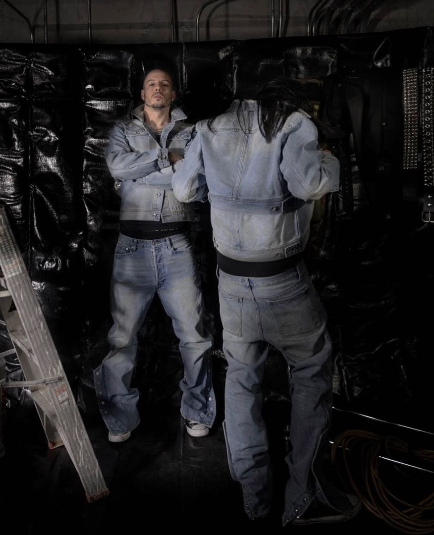 1*号様 no mass prod 008VTG DENIM JACKET L