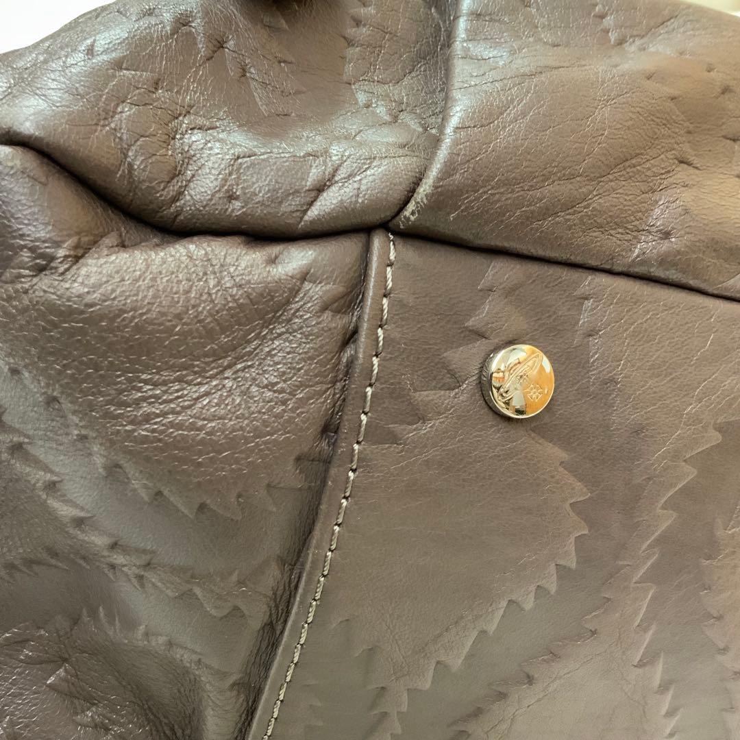 ヴィヴィアンウエストウッド レザー ショルダーバッグ