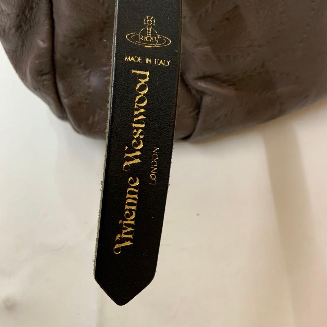 ヴィヴィアンウエストウッド レザー ショルダーバッグ