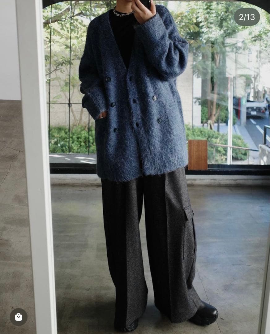 美品 RIM.ARK Double breasted knit C/D