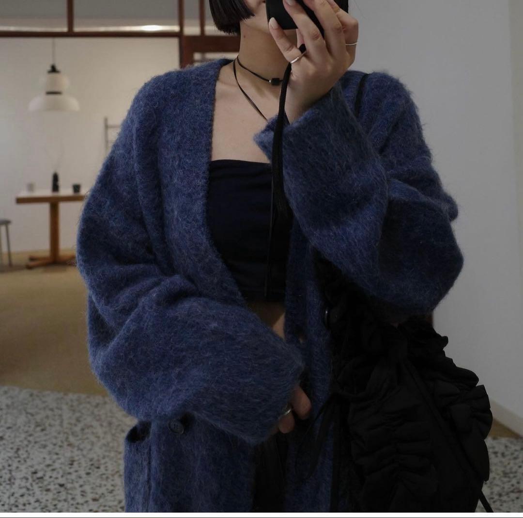 美品 RIM.ARK Double breasted knit C/D