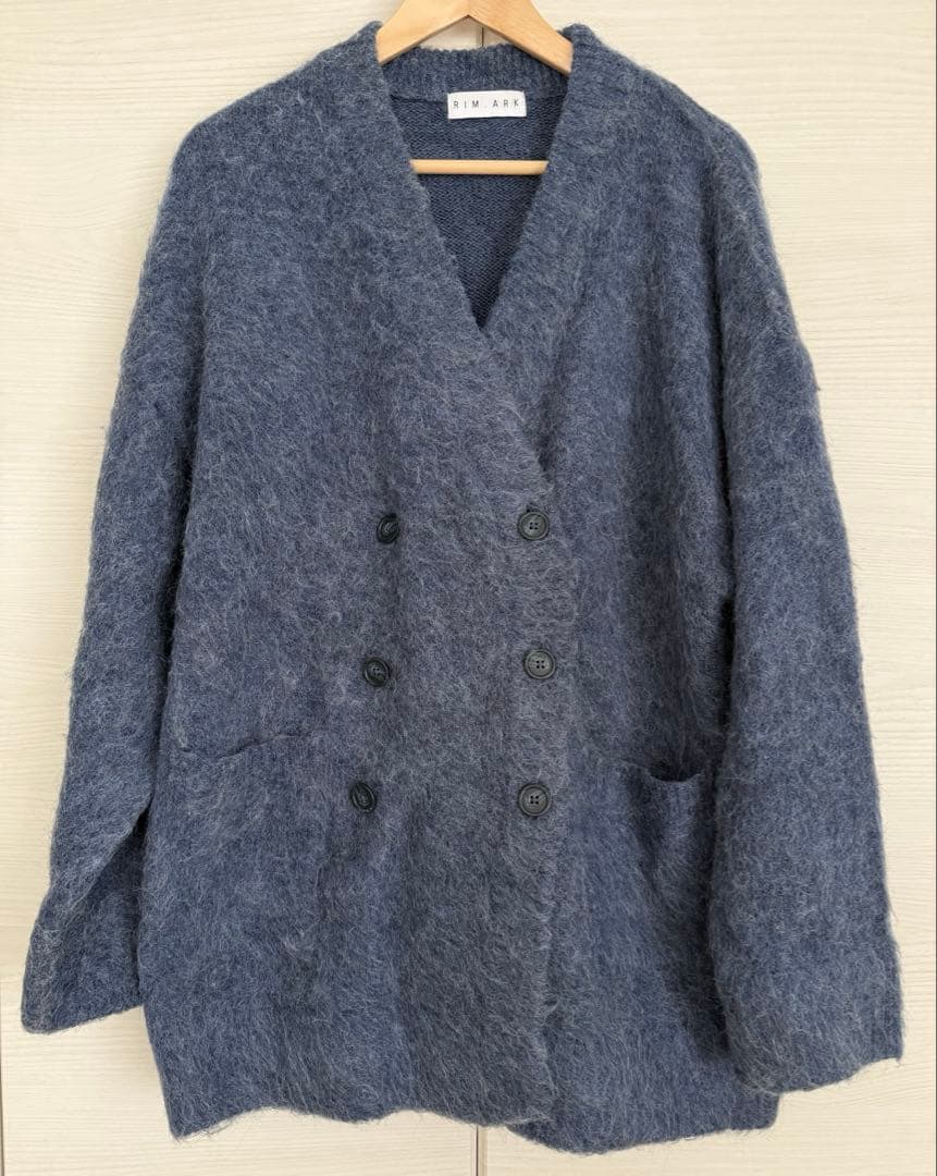 美品 RIM.ARK Double breasted knit C/D