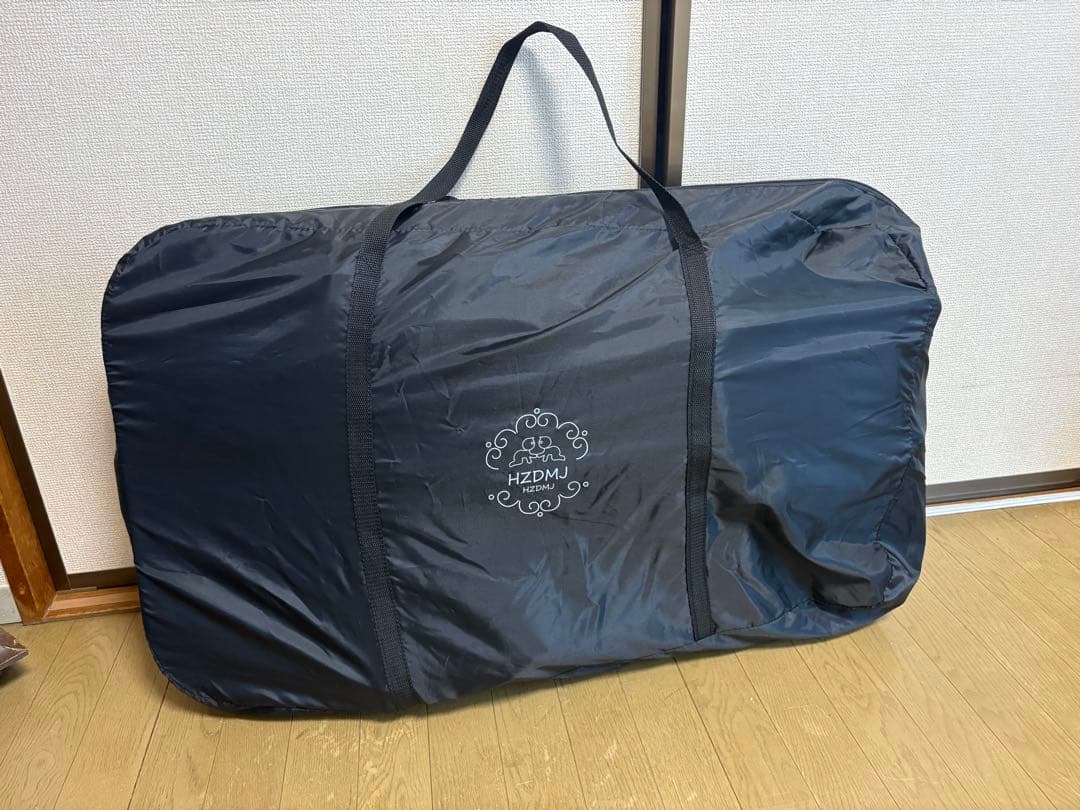 【美品】HZDMJベビーベット 移動可能・持ち運び・折りたたみOK 添い寝ベッド