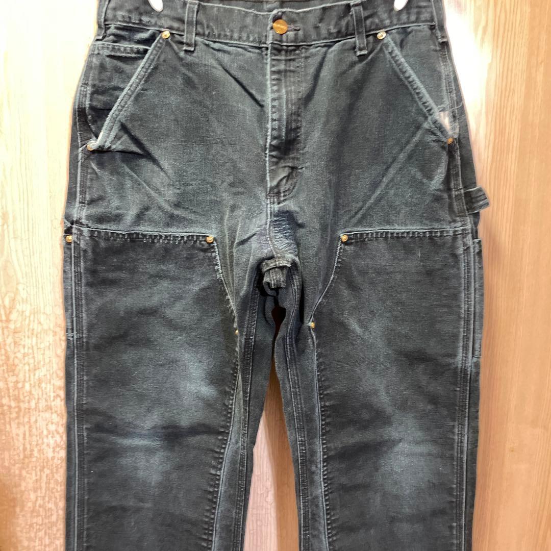 Carhartt ダブルニー ワークパンツ USA製 34×30 フェード
