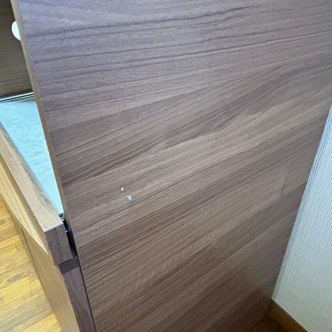 パモウナ キッチンボード/食器棚 ウォールナット　木目