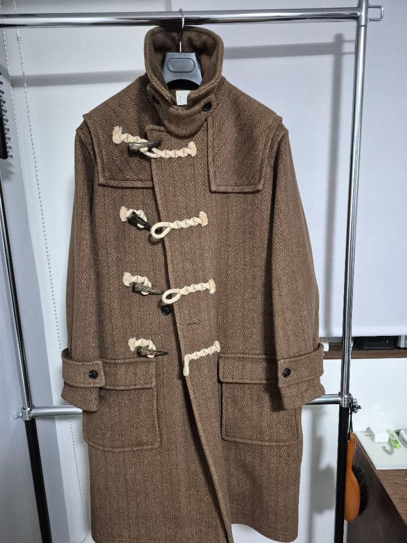 ジャケット・アウター cantate pile duffle coat 46