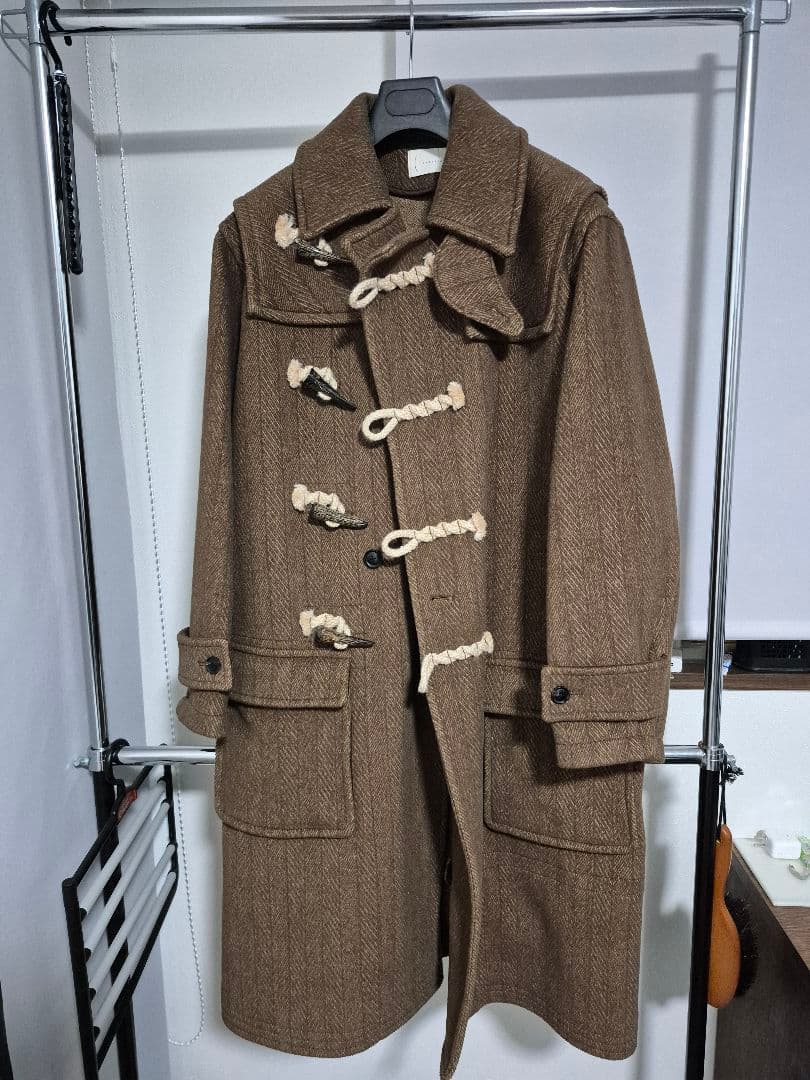 ジャケット・アウター cantate pile duffle coat 46