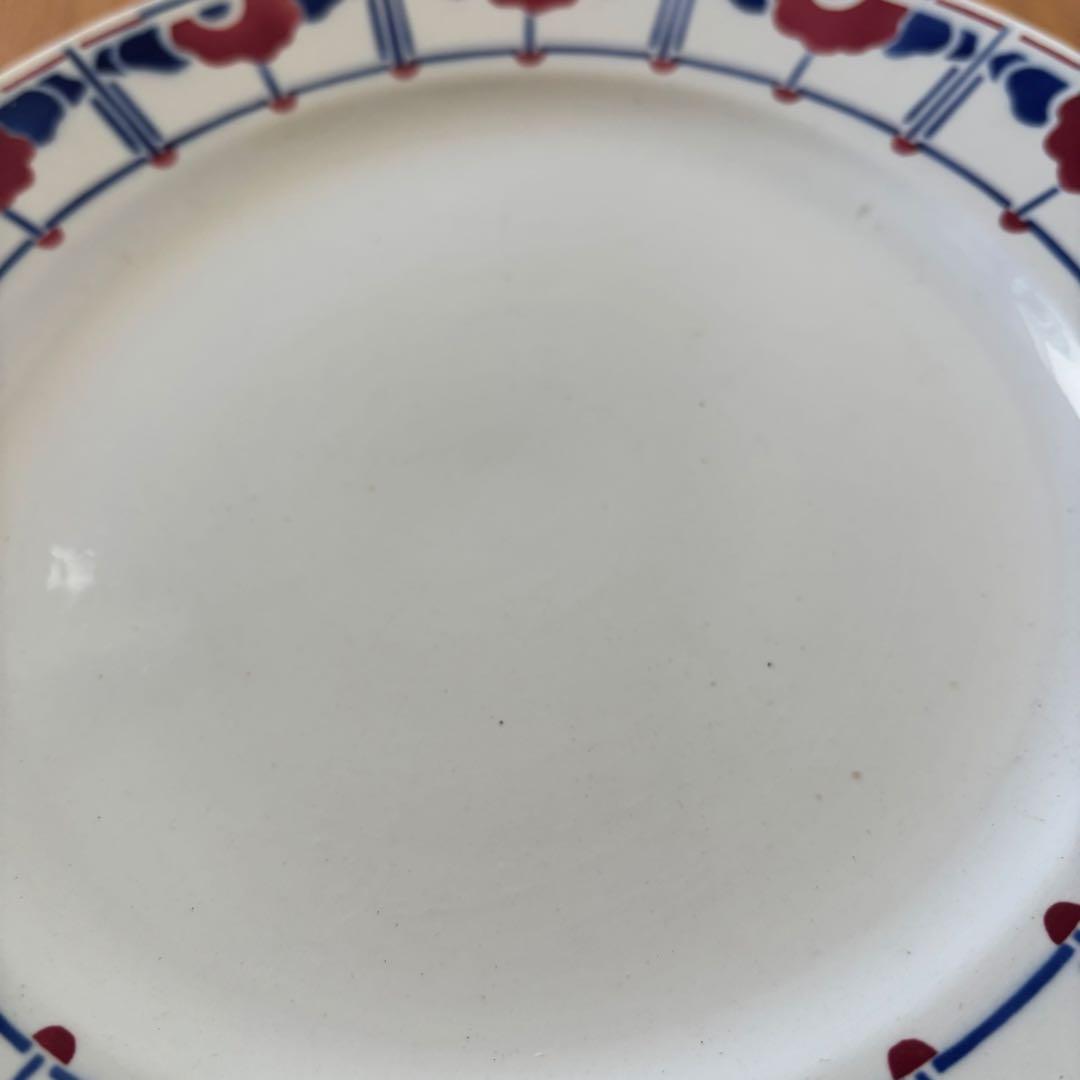 サルグミンヌ Ribecourt コンポティエ 花柄皿 ケーキ皿 アールデコ