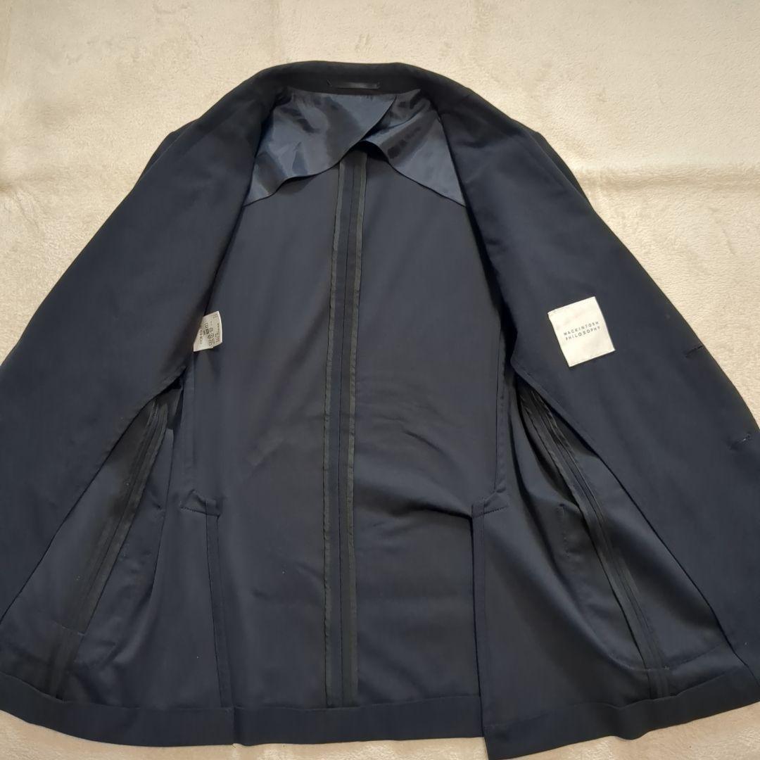 マッキントッシュフィロソフィー スーツ スーパーストレッチ ネイビー 38サイズ