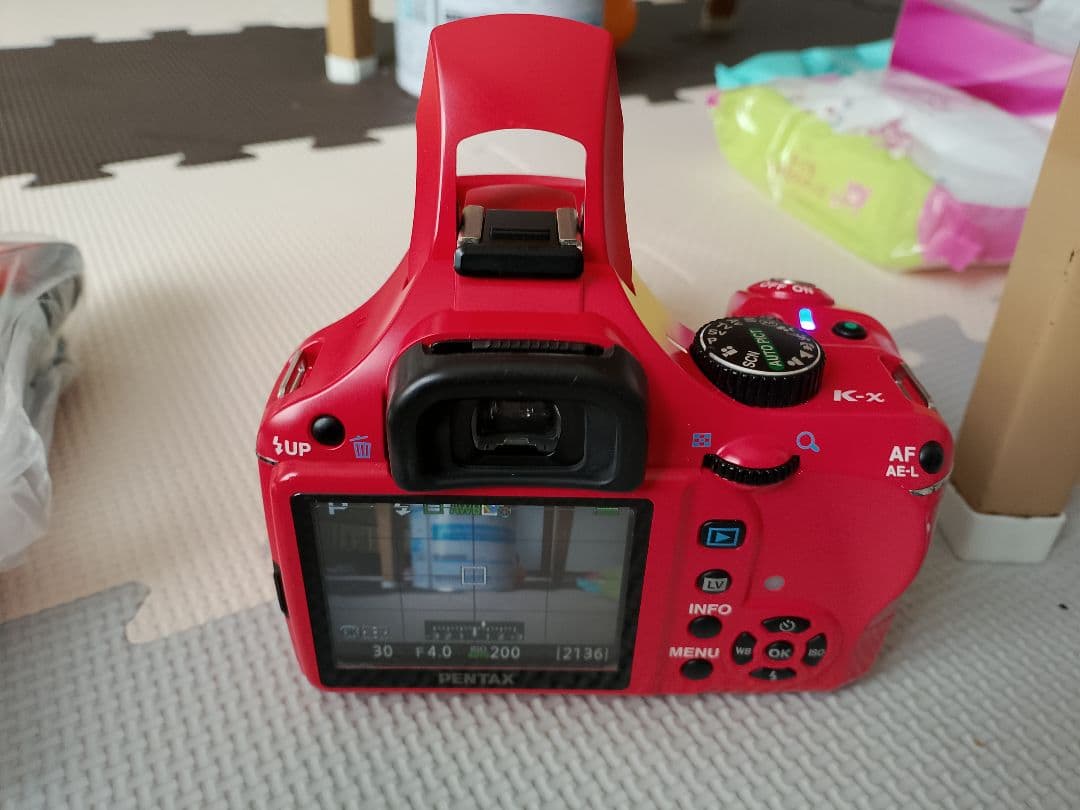 PENTAX K-x デジタル一眼レフカメラ レッド18-55レンズ付4600枚