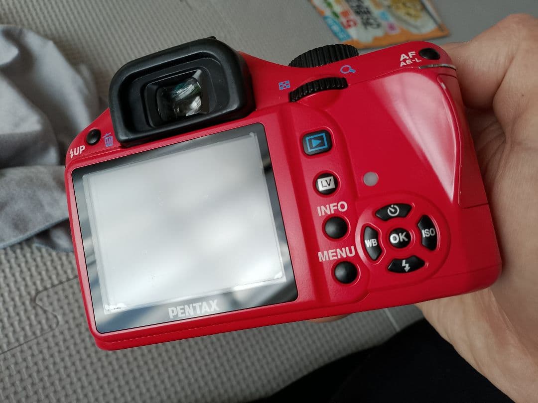 PENTAX K-x デジタル一眼レフカメラ レッド18-55レンズ付4600枚