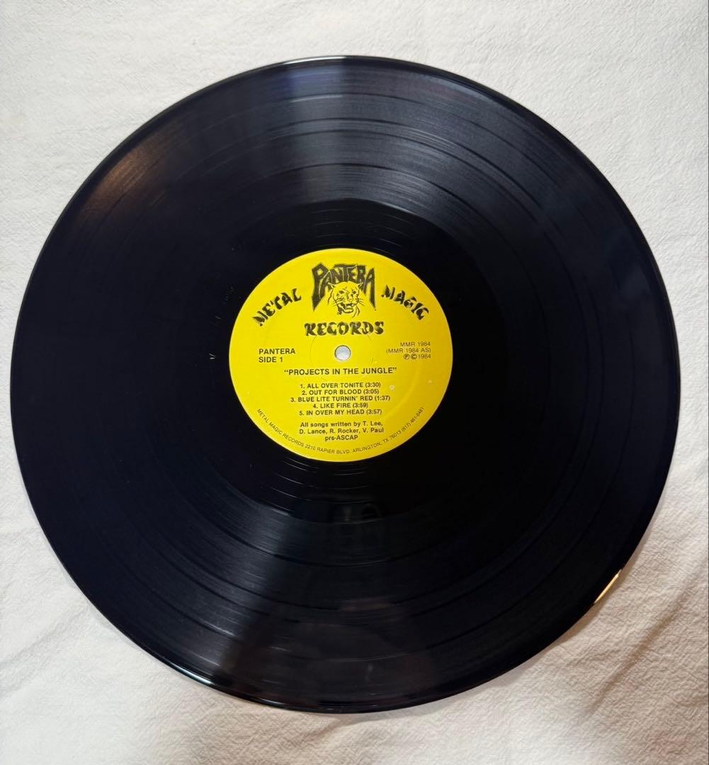 PANTERA / PROJECTS IN THE JUNGLE LP 初期盤