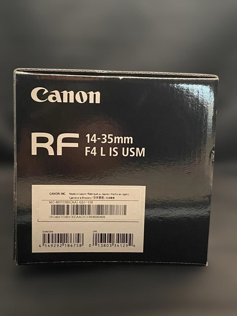【極美品】Canon RF14-35mm F4 L IS USM（防湿庫保管）