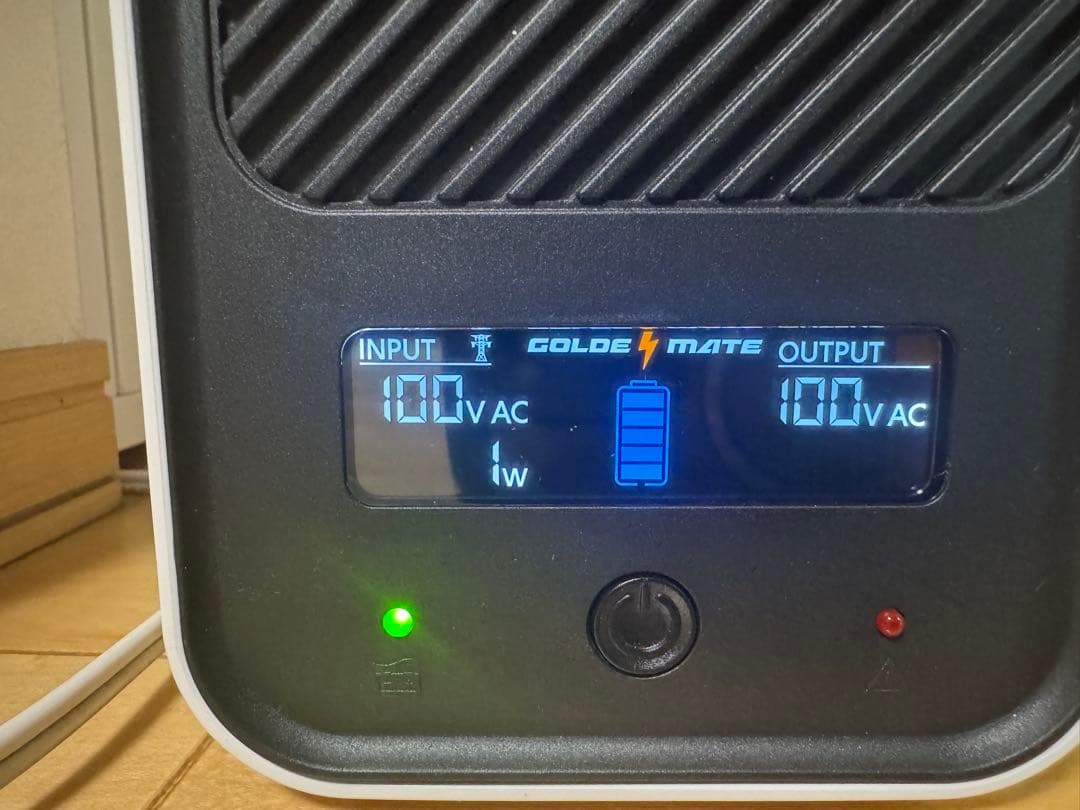 GOLDENMATE 無停電電源装置 UPS 1000VA /出力800W