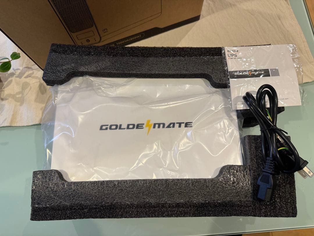 GOLDENMATE 無停電電源装置 UPS 1000VA /出力800W