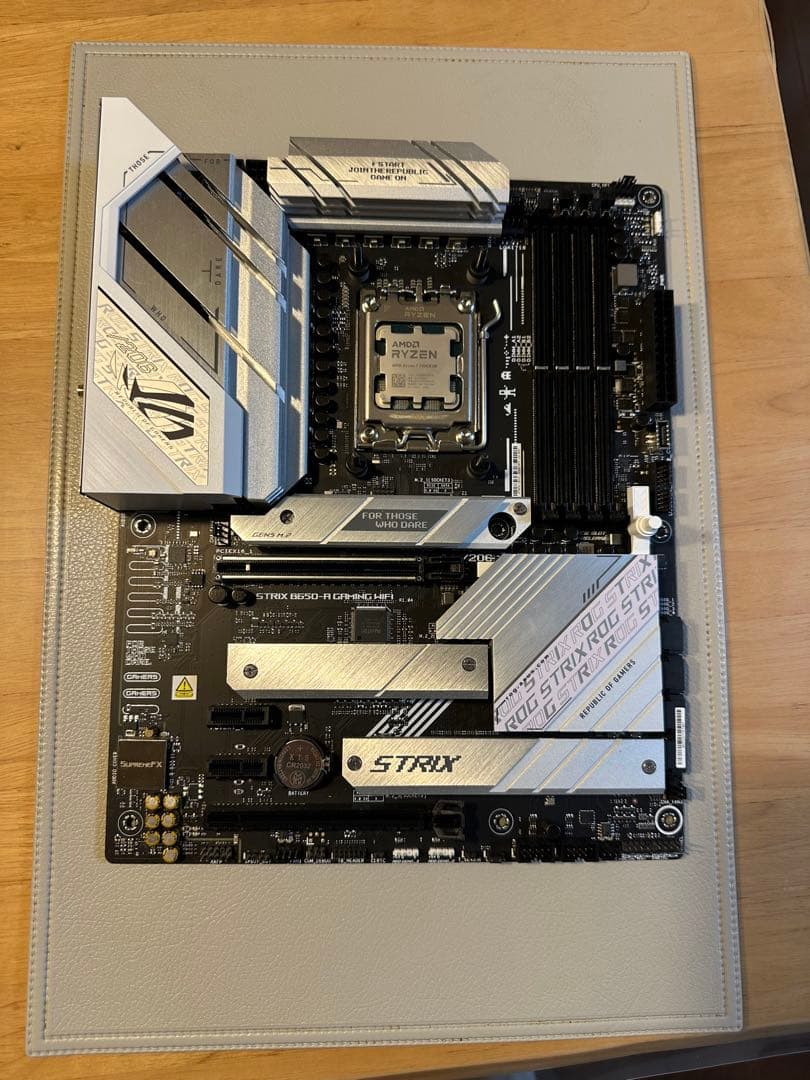 ryzen 7 7800x3d rog マザーボードセット