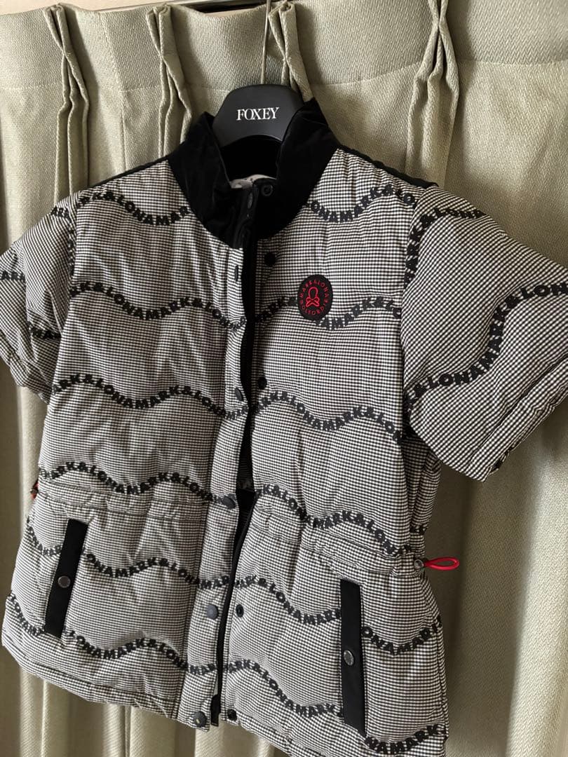 MARK&LONA チェック柄ベストとスカートセット