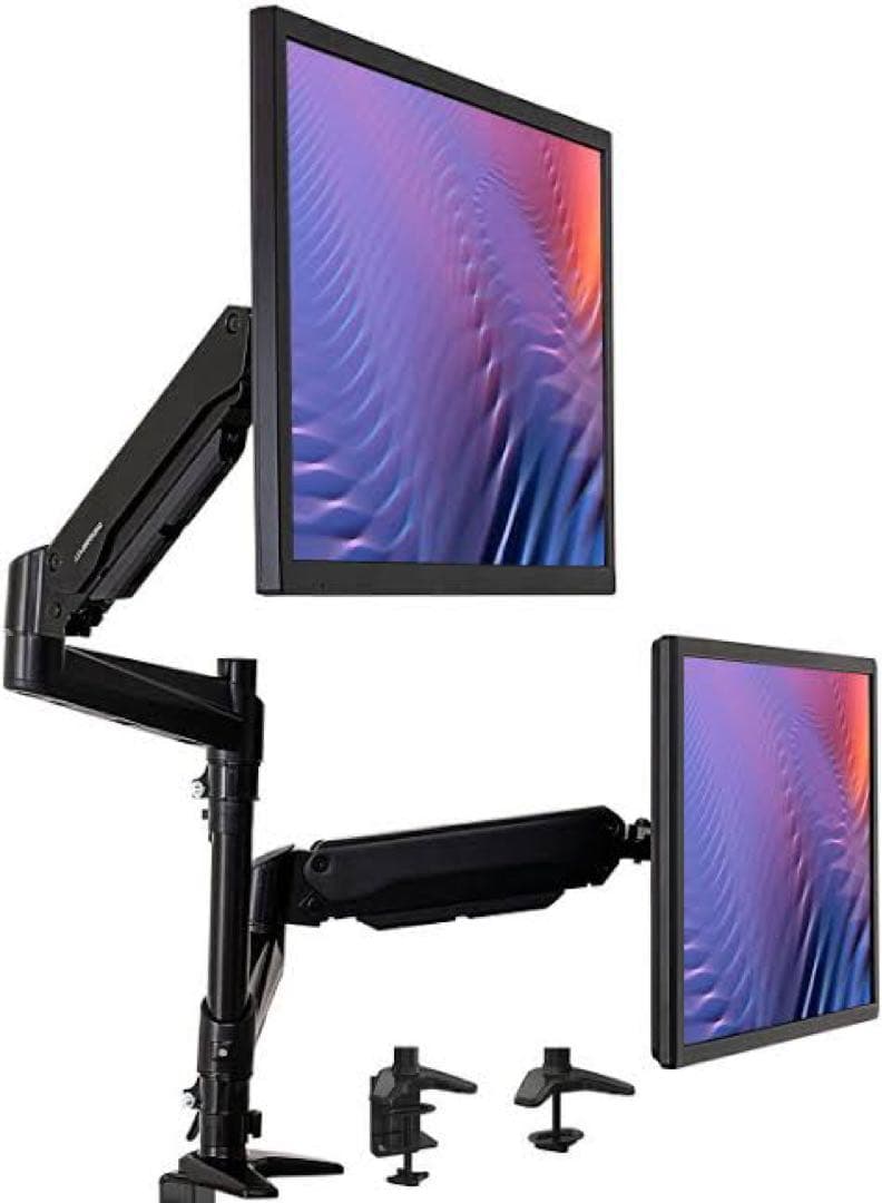 【新品未使用】SHOPPINGALL デュアルモニターアーム SA-GA24