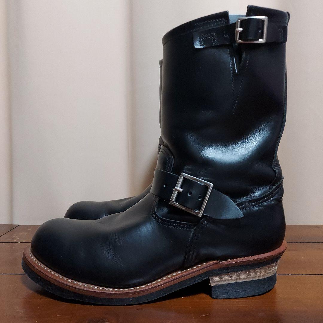 RED WING 2268 US9D ブラッククロム エンジニア ブーツ