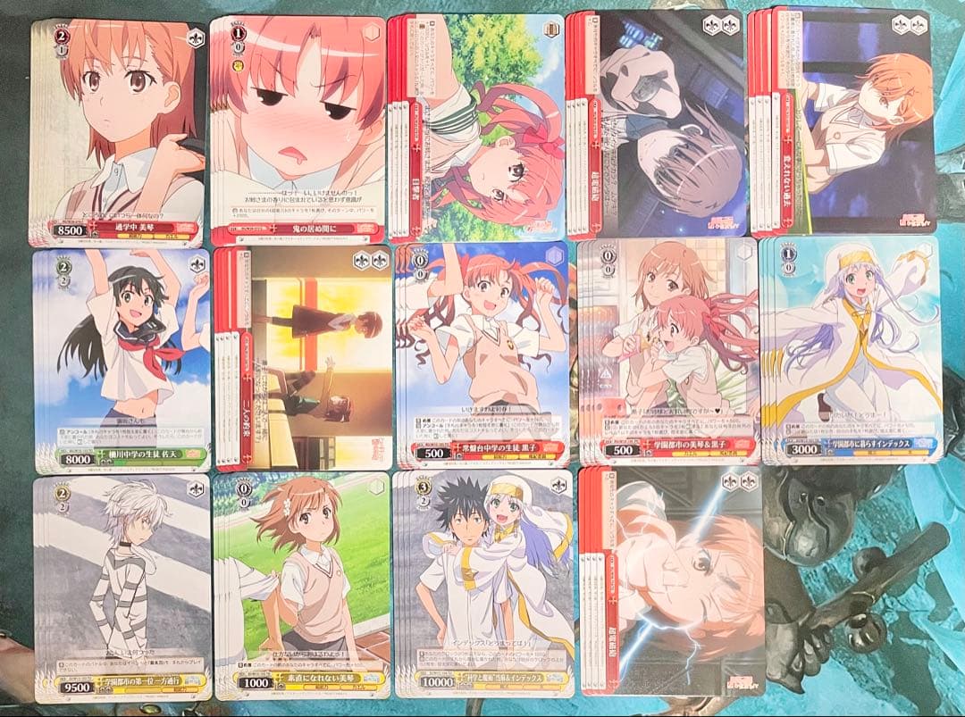 ヴァイス 禁書目録＆超電磁砲 ブースターパック3種 RR以下 4コン おまけ付き