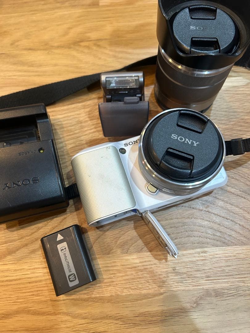 SONY NEX-3 ダブルレンズキット ミラーレス一眼 ホワイト Eマウント